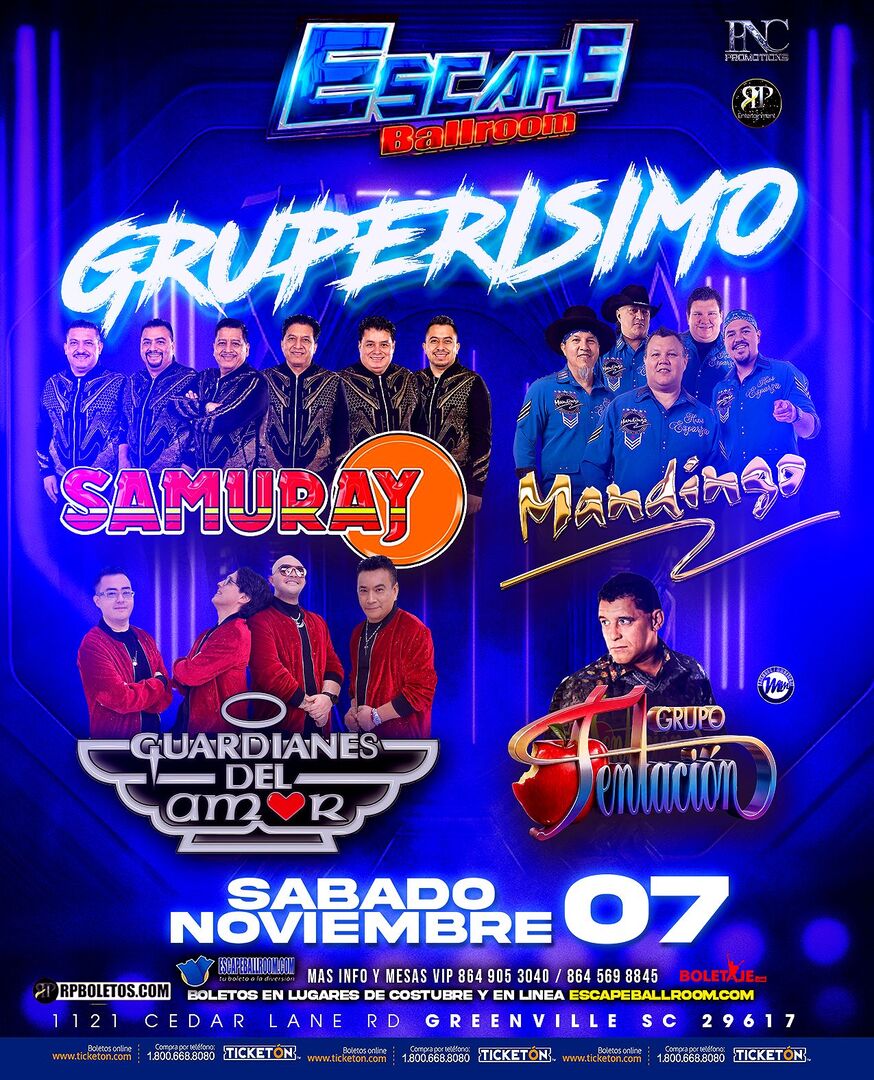 Gruperisimo-Escape Ballroom-Greenville-SC 