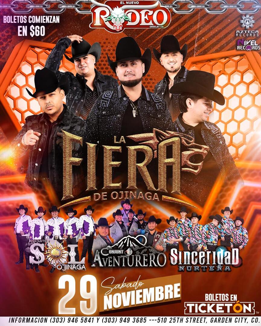 La Fiera de Ojinaga-Conjunto Sol de Ojinaga-Conjunto Aventurero-Sinceridad Nortena