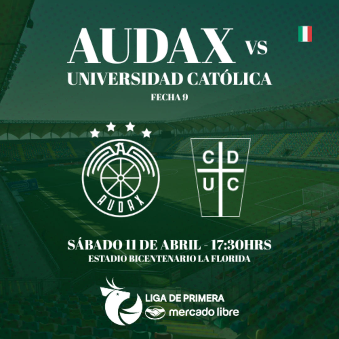 Audax Italiano vs Universidad Catolica / Liga de Primera Mercado Libre / Fecha 9