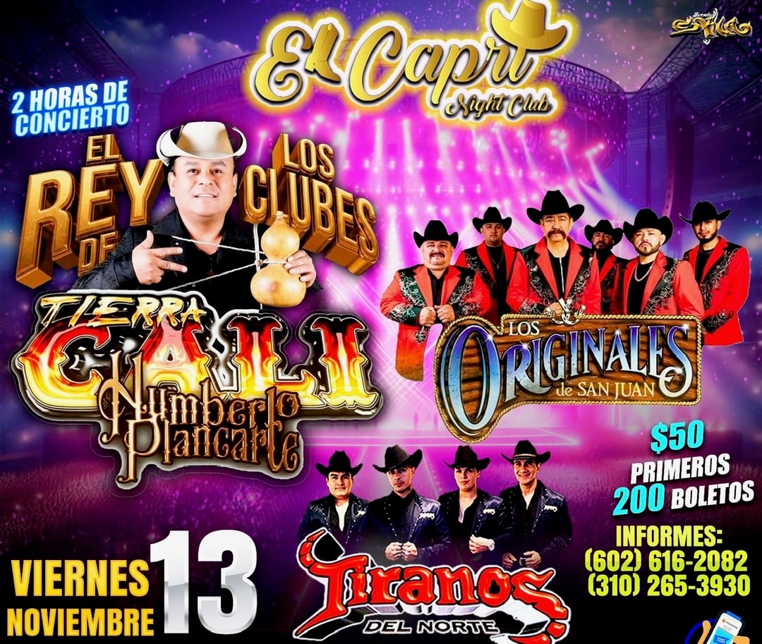 Tierra Cali de Humberto Plancarte-Los Originales de San Juan-Los Tiranos del Norte