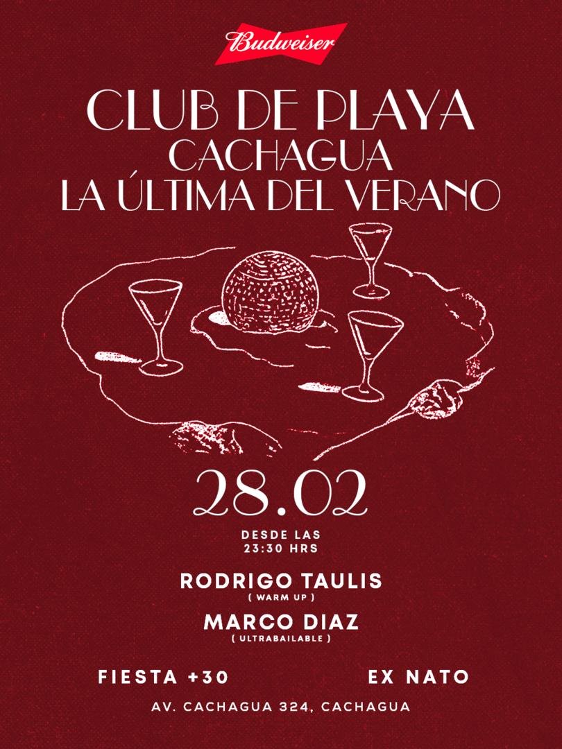 BAR Y CLUB DE PLAYA DE CACHAGUA By Budweiser 28 de Febrero