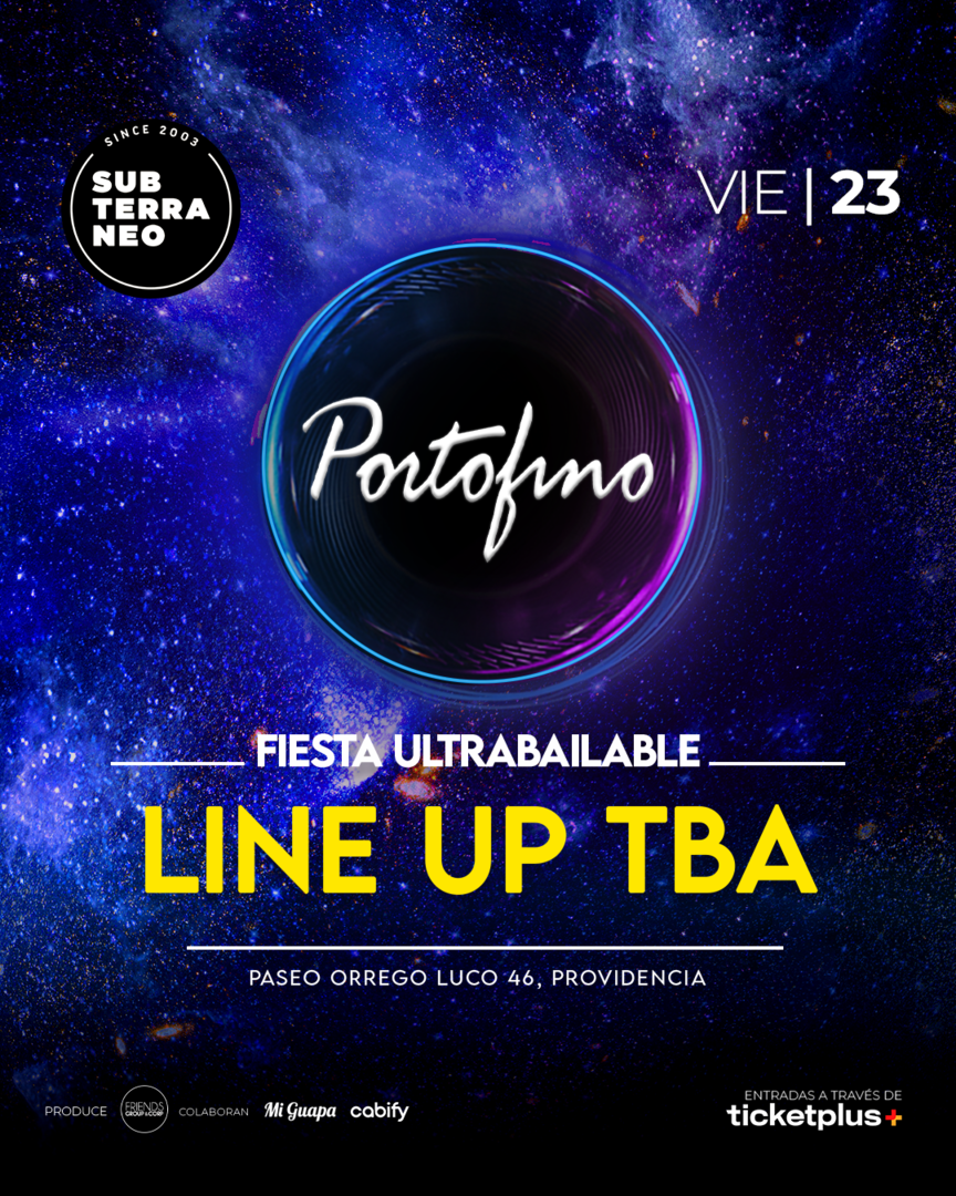 PORTOFINO Full ultrabailable ★ VIERNES 23 OCTUBRE ★ Club Subterráneo (+23)