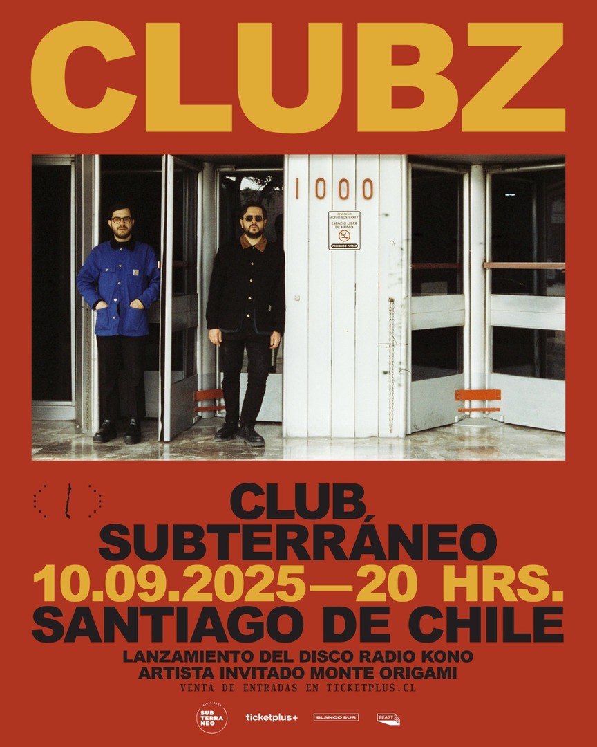 CLUBZ en Chile: Lanzamiento de disco "Radio Kono" ★ MIÉRCOLES 10 SEPTIEMBRE ★ Club Subterráneo