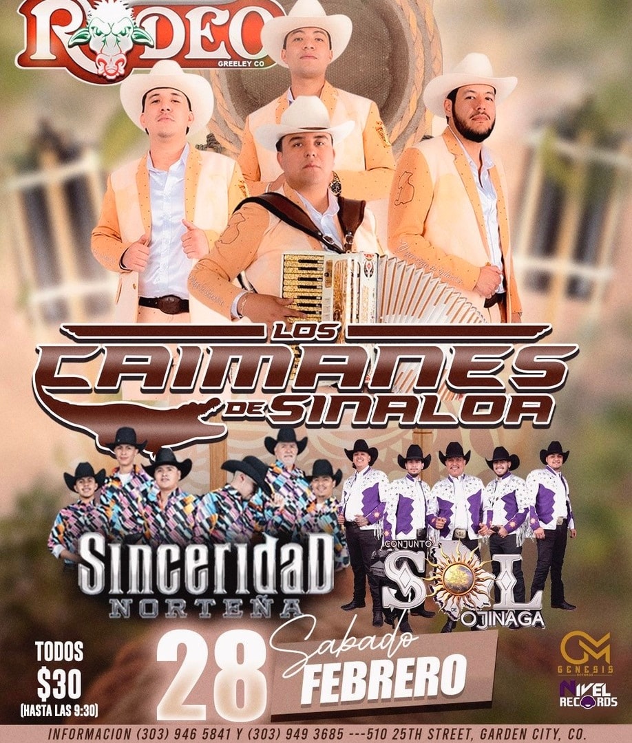 Los Caimanes de Sinaloa- Conjunto Sol de Ojinaga-Sinceridad Norteña-El Nuevo Rodeo