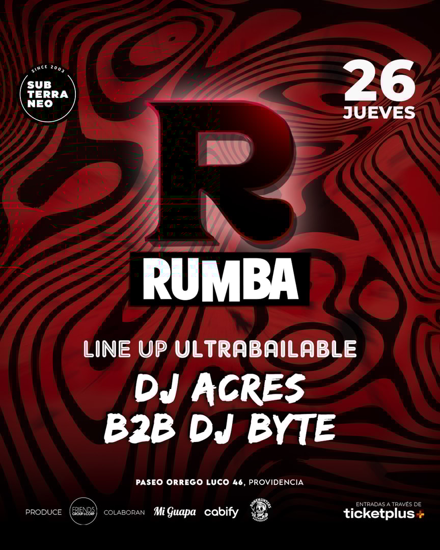 RUMBA Full Ultrabailable ★ JUEVES 26 FEBRERO ★ Club Subterráneo (+21M & +23H)