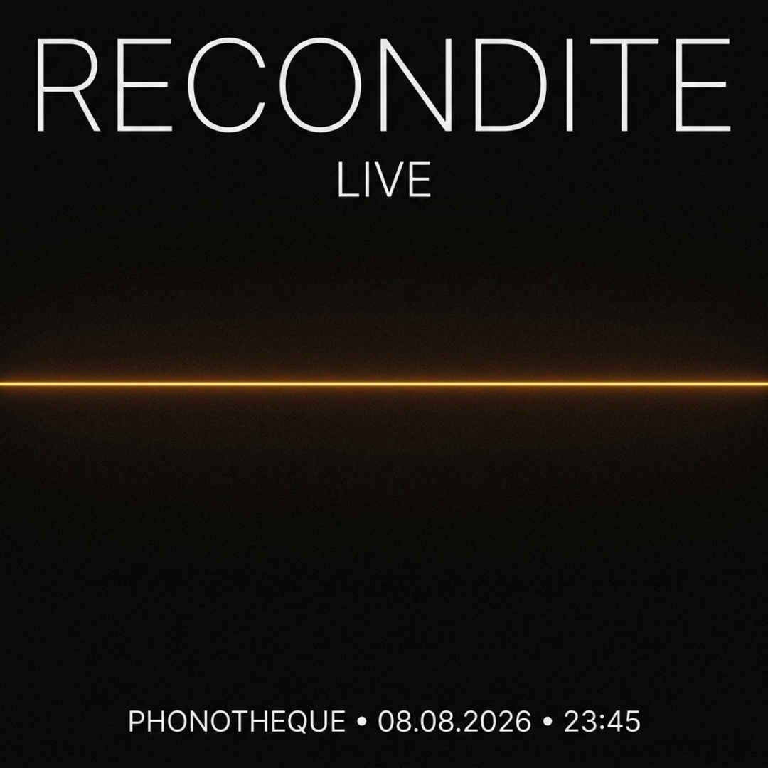 Recondite Live — Phonotheque Sessions
