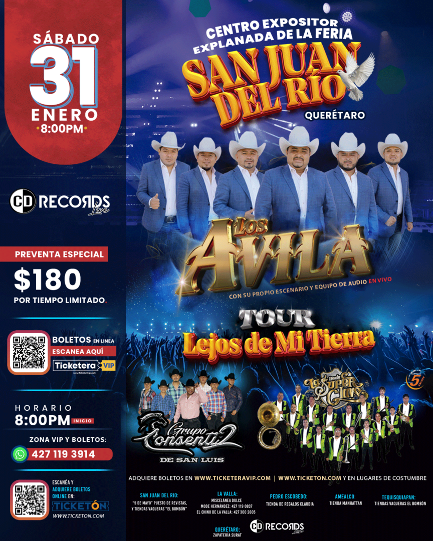 Los Avila-Tour Lejos de Mi Tierra