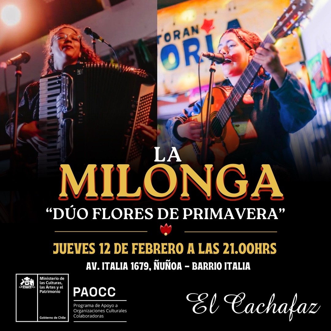 Milonga Jueves 12 Febrero 21hrs 