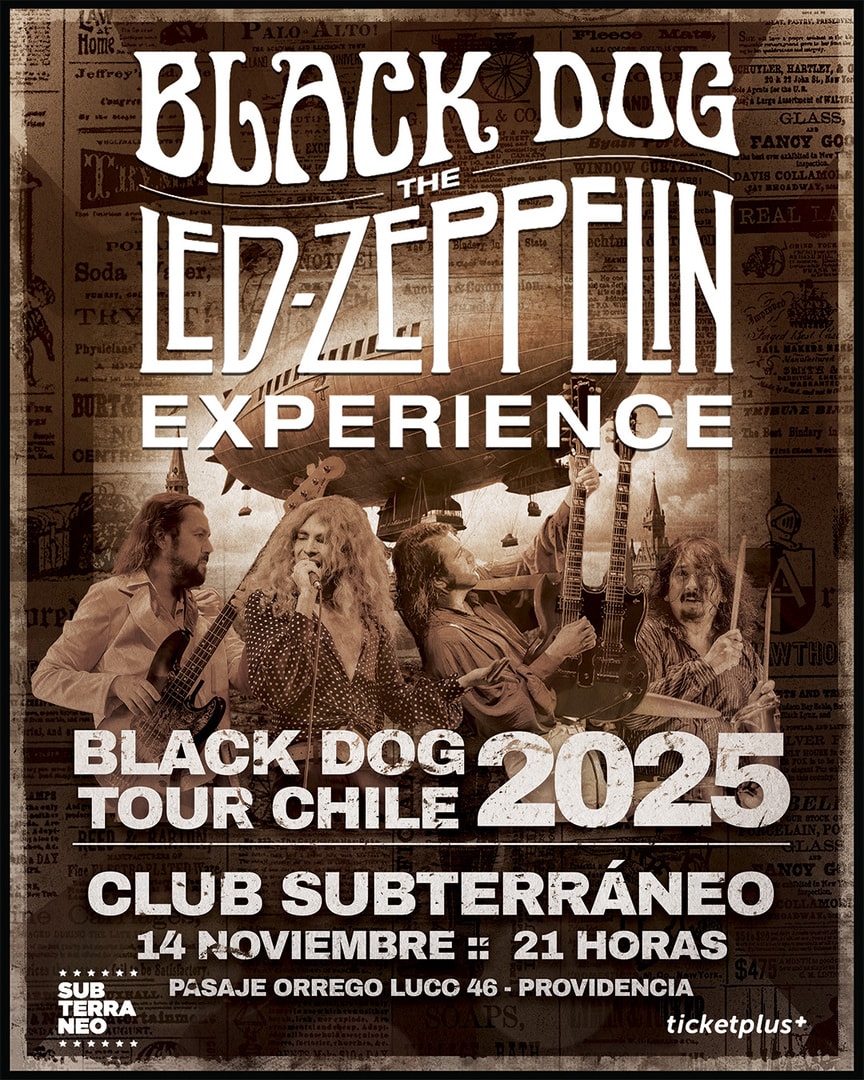 BLACK DOG: THE LED ZEPPELIN EXPERIENCE ★ VIERNES 14 NOVIEMBRE ★ Club Subterráneo