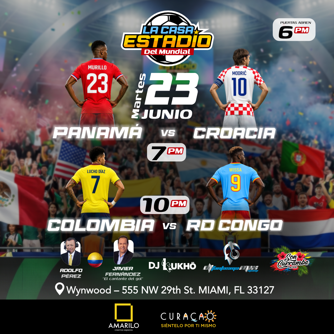LA CASA ESTADIO DEL MUNDIAL - Panamá vs Croacia & Colombia vs RD Congo