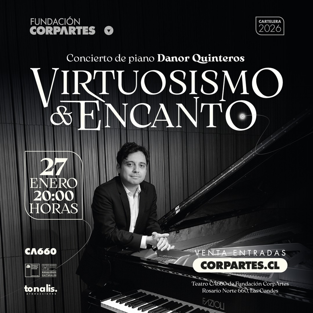 CONCIERTO DE PIANO DANOR QUINTEROS | Teatro CA660 Santiago
