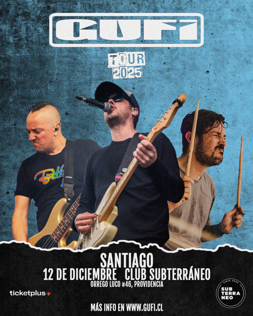 GUFI: TOUR 2025 ★ VIERNES 12 DICIEMBRE ★ Club Subterráneo