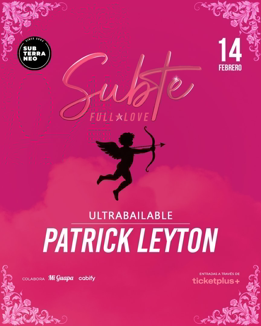 SUBTE FULL LOVE Ultrabailable 🎵 SÁBADO 14 FEBRERO ★ Club Subterráneo (+23)
