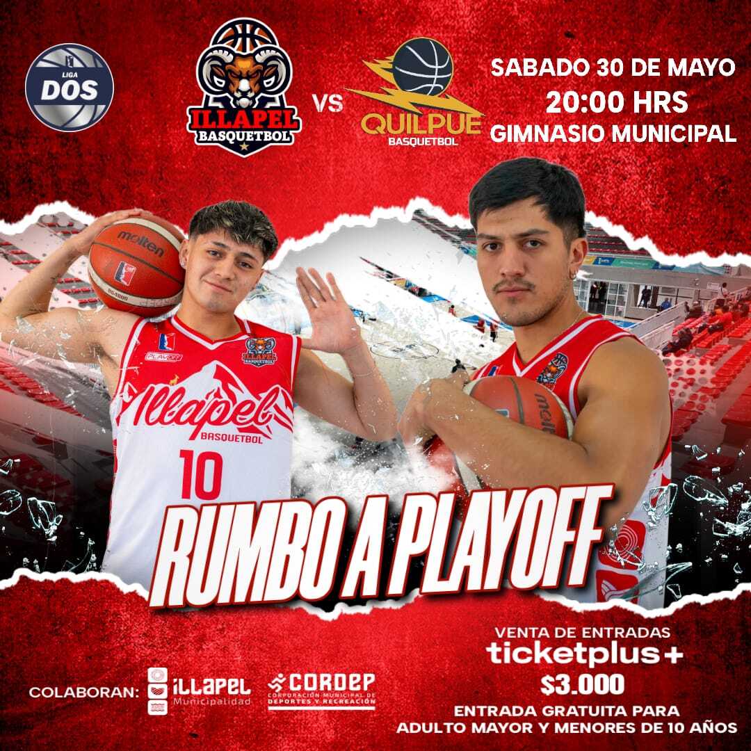 Illapel Basquetbol VS Quilpué Basquetbol, Fecha #10 de la Liga Dos LNB 2026.