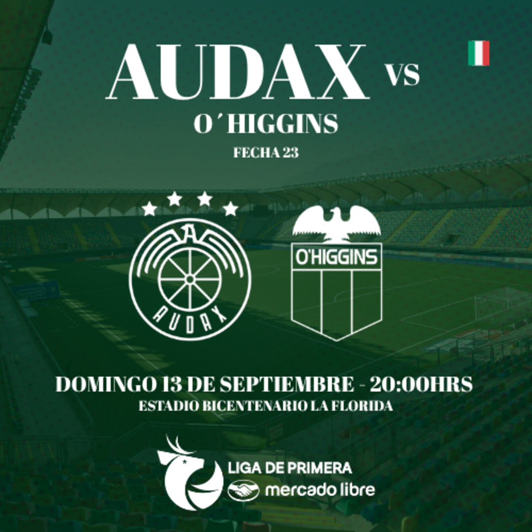 Audax Italiano vs O´Higgins / Liga de Primera Mercado Libre / Fecha 23