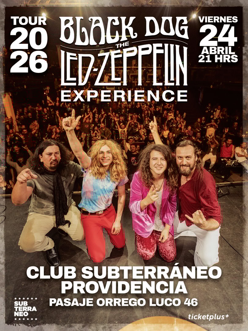 BLACK DOG: THE LED ZEPPELIN EXPERIENCE ★ VIERNES 24 ABRIL ★ Club Subterráneo