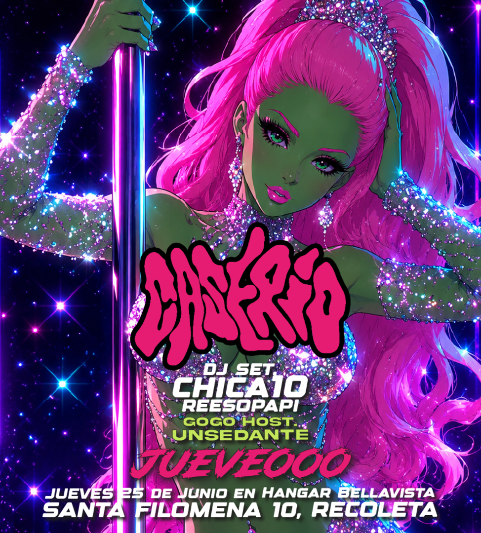 JUEVEOOO 💋 en Caserío fiesta Jueves 25 de Junio en Hangar Bellavista