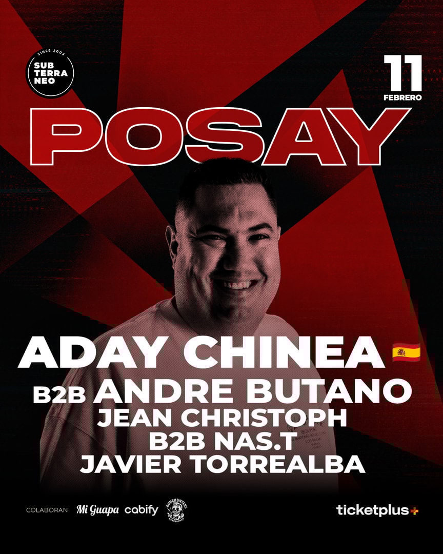 POSAY 🎵 MIÉRCOLES 11 FEBRERO ★ Club Subterráneo (+21)