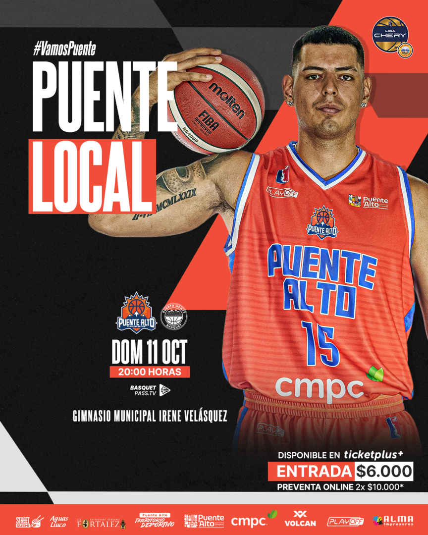 M. Puente Alto vs Puerto Montt / LNB / Liga CHERY by Cecinas Llanquihue / Semana 4 / Big 8