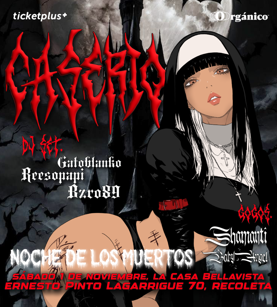 Noche de los muertxs en Caserío, Sábado 1 de Noviembre en Lacasa Bellavista