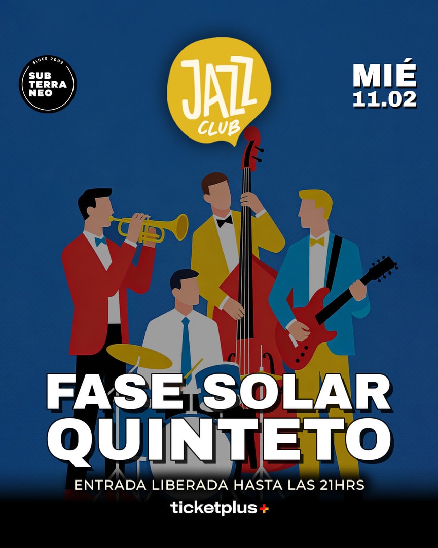 JAZZ CLUB 🎵 MIÉRCOLES 11 FEBRERO ★ Club Subterráneo 