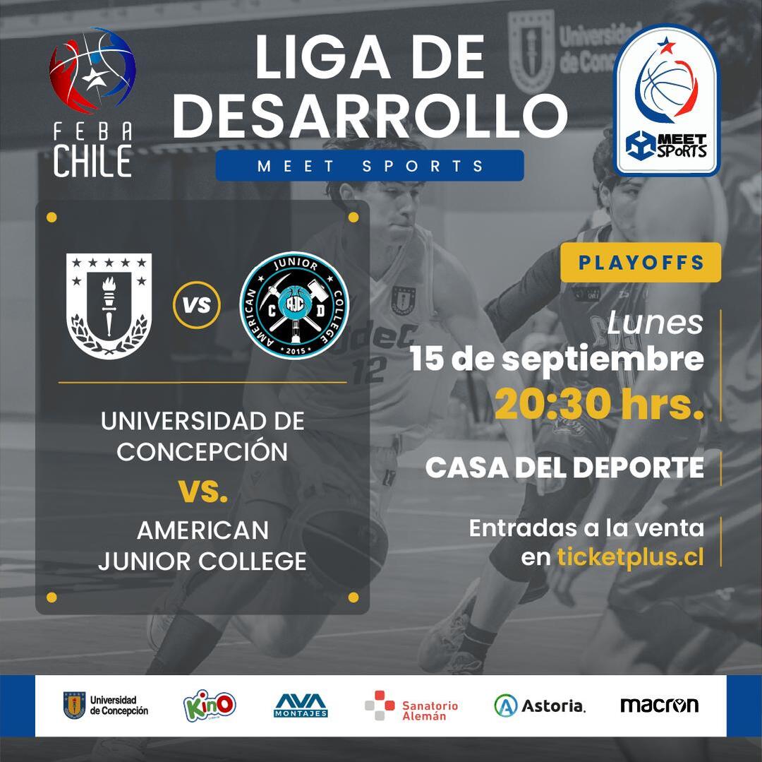 CD UdeC vs American Junir College / Liga Meet Sports 