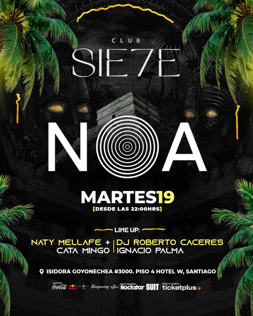 NOA ★ MARTES 19 MAYO ★ Club Sie7e 