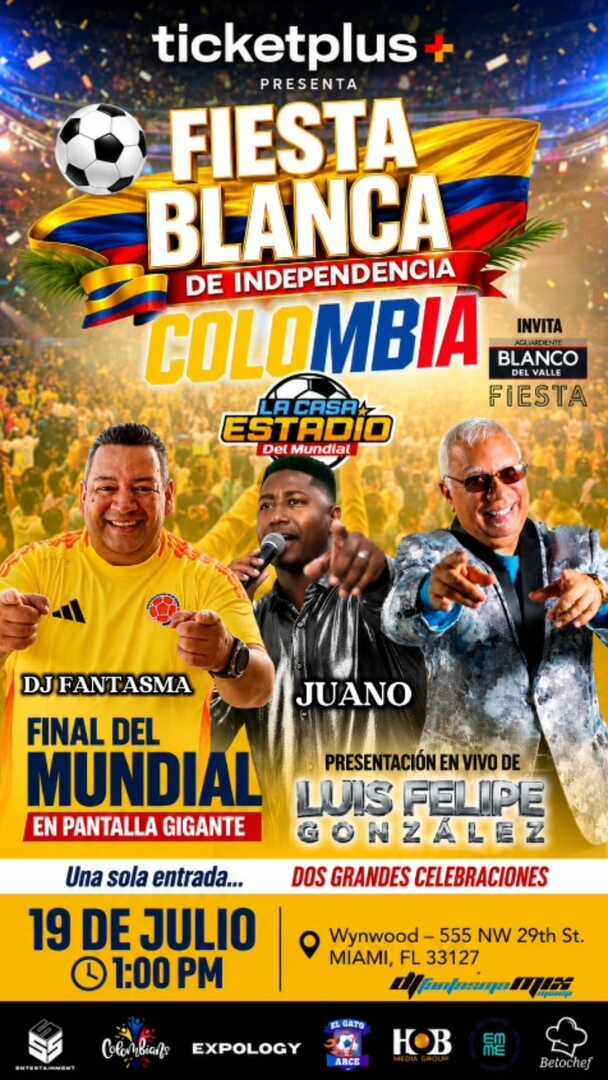 FINAL DEL MUNDIAL & FIESTA BLANCA DE INDEPENDENCIA