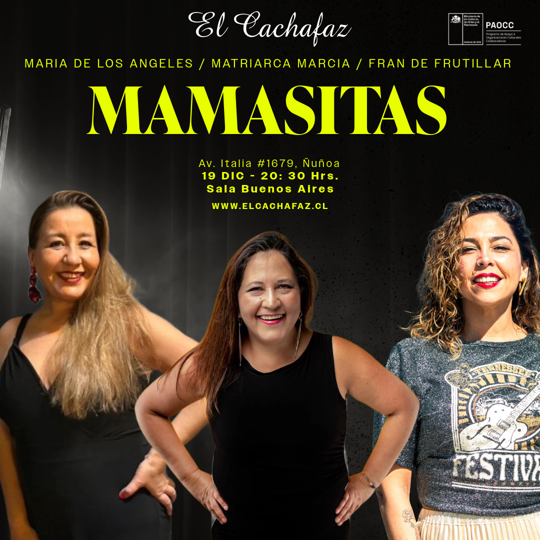 Show Stand Up-Mamasitas-Viernes 19 de Diciembre 20:30 hrs