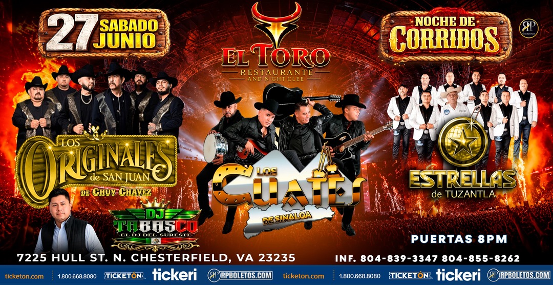 Noche de corridos-El Toro-Chesterfield VA
