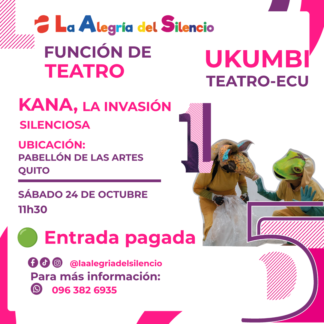 FUNCIÓN DE TEATRO "KANA  - LA INVASIÓN SILENCIOSA" 
