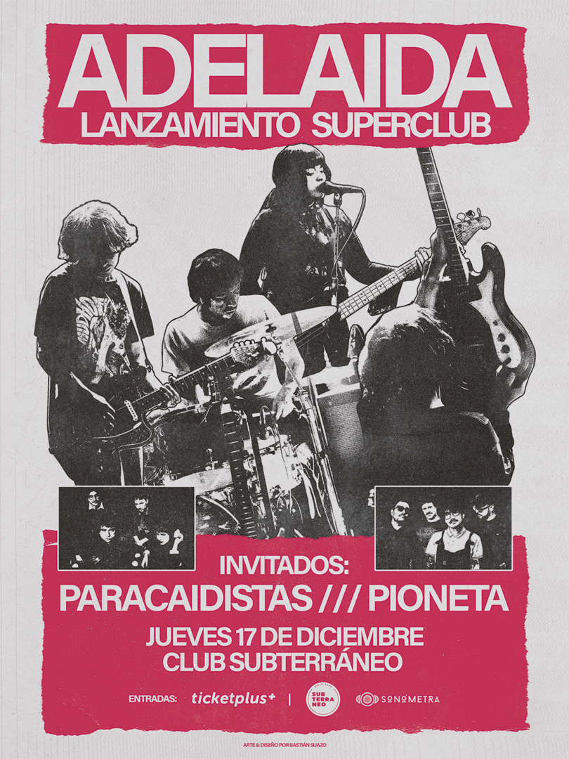 ADELAIDA 🎵 JUEVES 17 DICIEMBRE ★ Club Subterráneo
