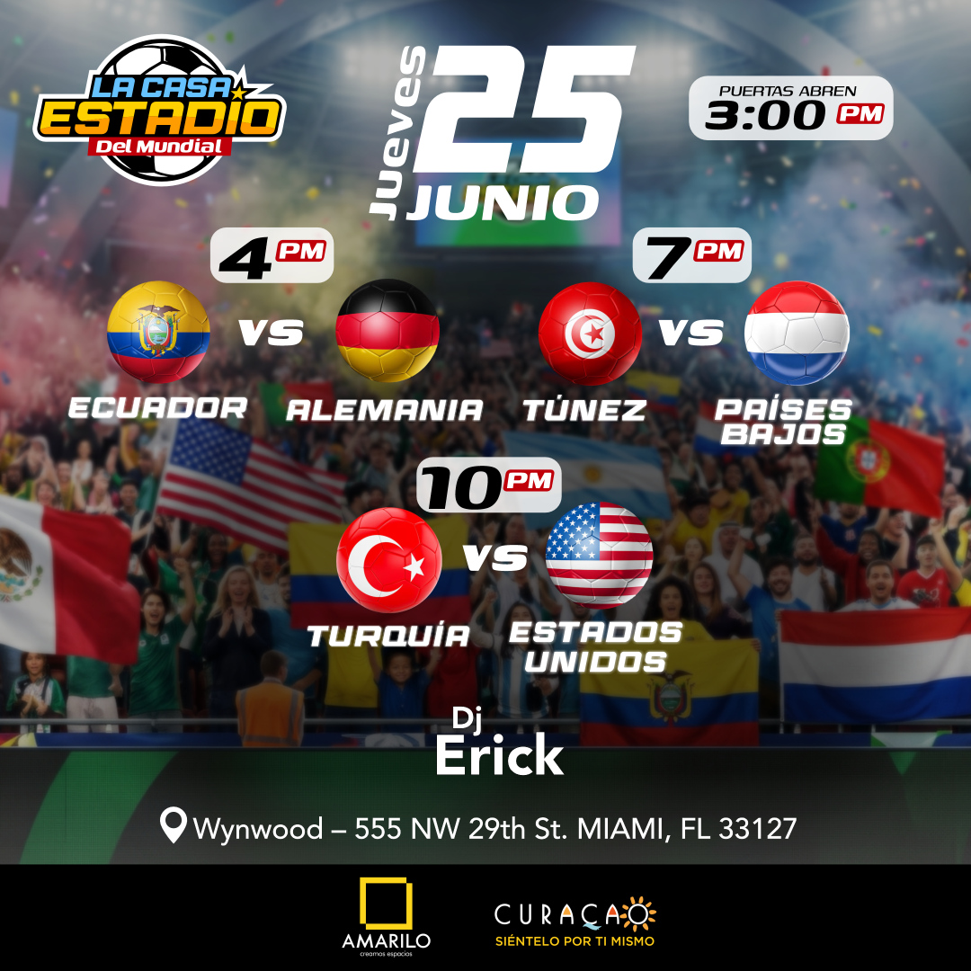 LA CASA ESTADIO DEL MUNDIAL - Ecuador vs Alemania & Túnez vs Países Bajos & Turquía vs Estados Unidos