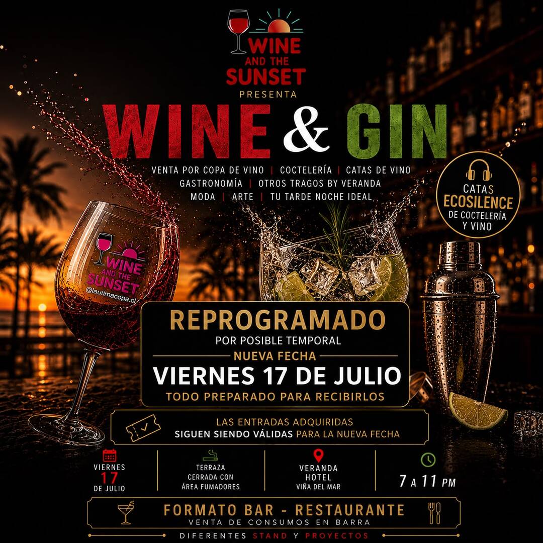 WINE AND THE SUNSET  –  VIÑA DEL MAR