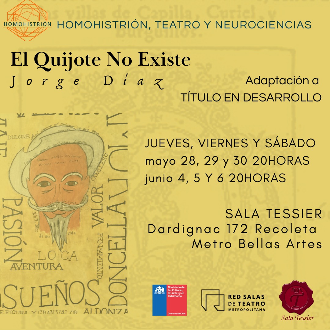 Obra de Teatro El Quijote No Existe de Jorge Díaz/ Adaptación a Título en Desarrollo