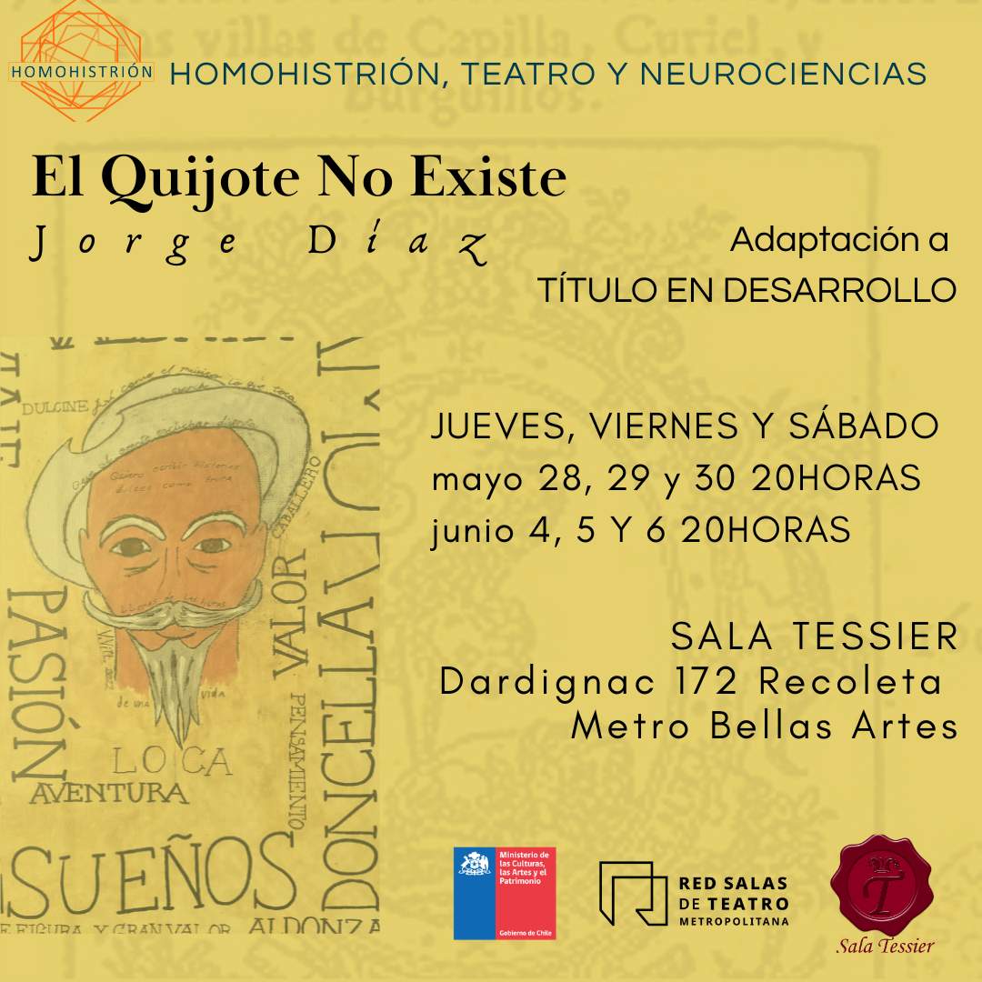 Obra de Teatro El Quijote No Existe de Jorge Díaz/ Adaptación a Título en Desarrollo
