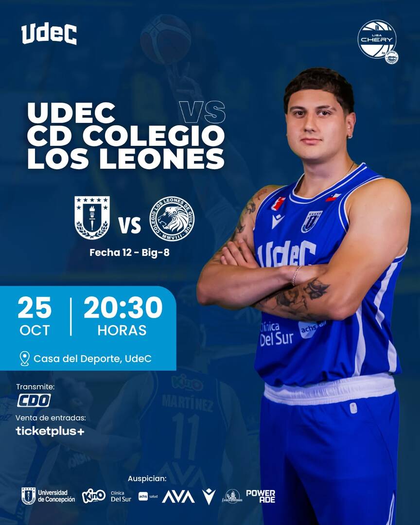 CD UdeC VS CDC Los Leones  - Liga Nacional  Clausura