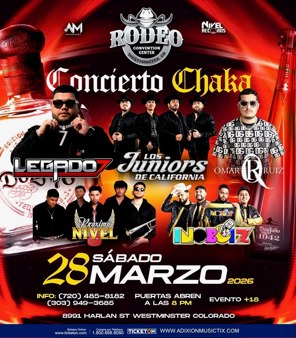 Concierto Chaka-Legado 7-Los Juniors de California-Omar Ruiz-Proximo Ruiz-Inoboiz-Rodeo