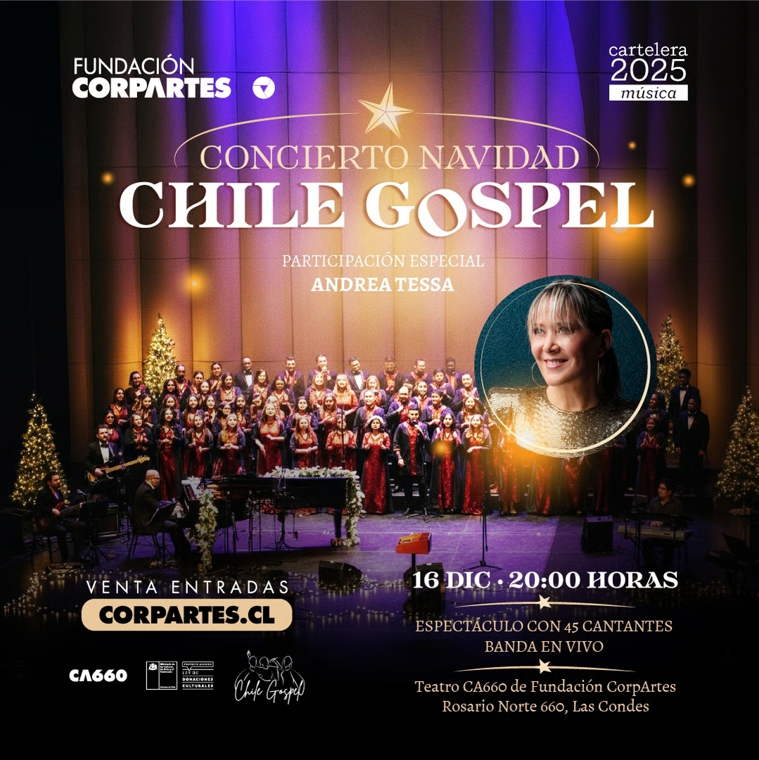 Concierto Navidad Chile Gospel | Teatro CA660 Santiago 