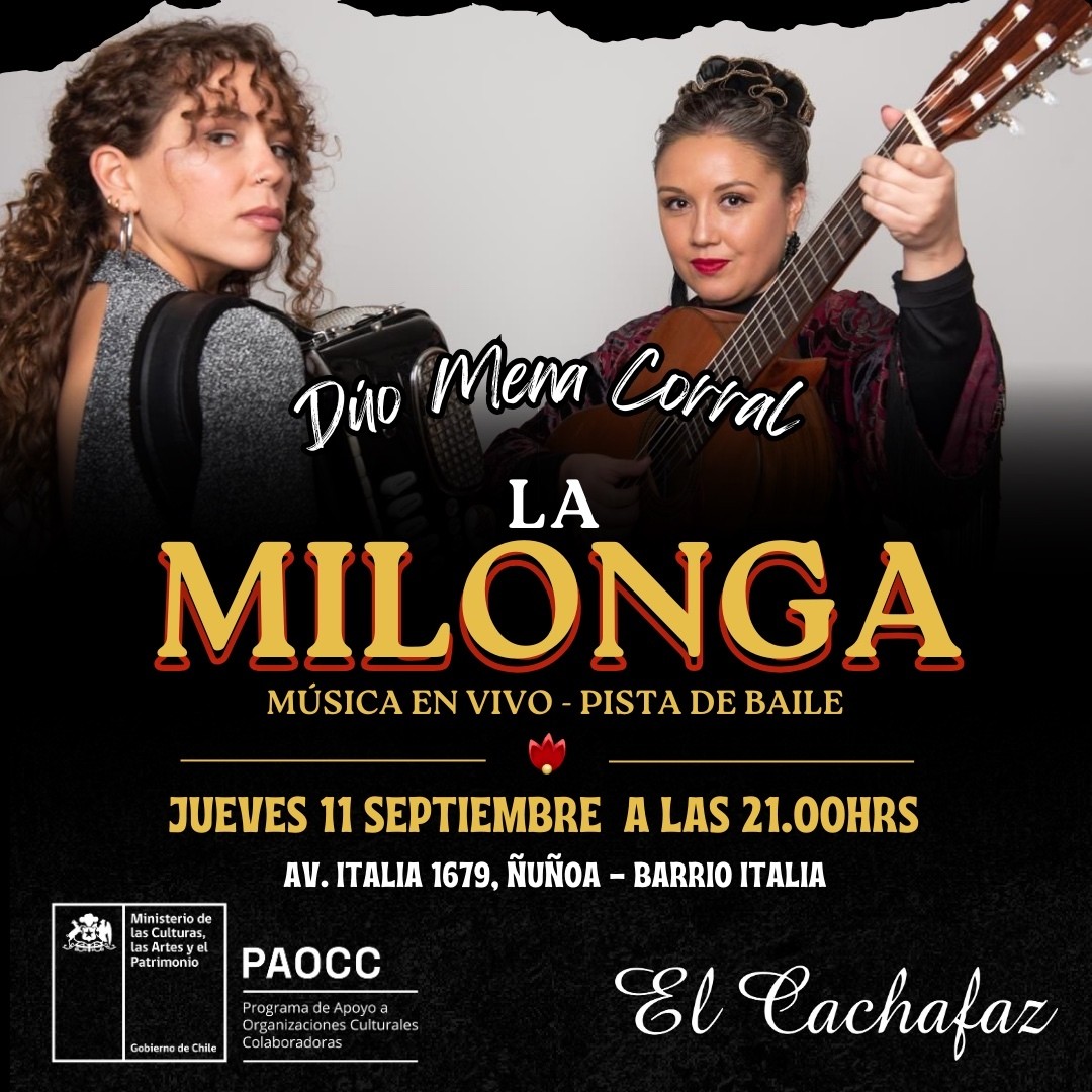 Milonga Jueves 11 Septiembre 21hrs 