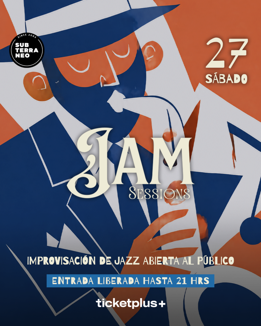 JAM SESSIONS 🎵 SÁBADO 27 JUNIO ★ Club Subterráneo 