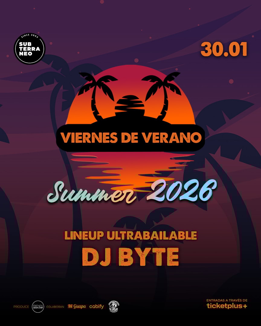 VIERNES DE VERANO Full ultrabailable ★ VIERNES 30 ENERO ★ Club Subterráneo (+23)