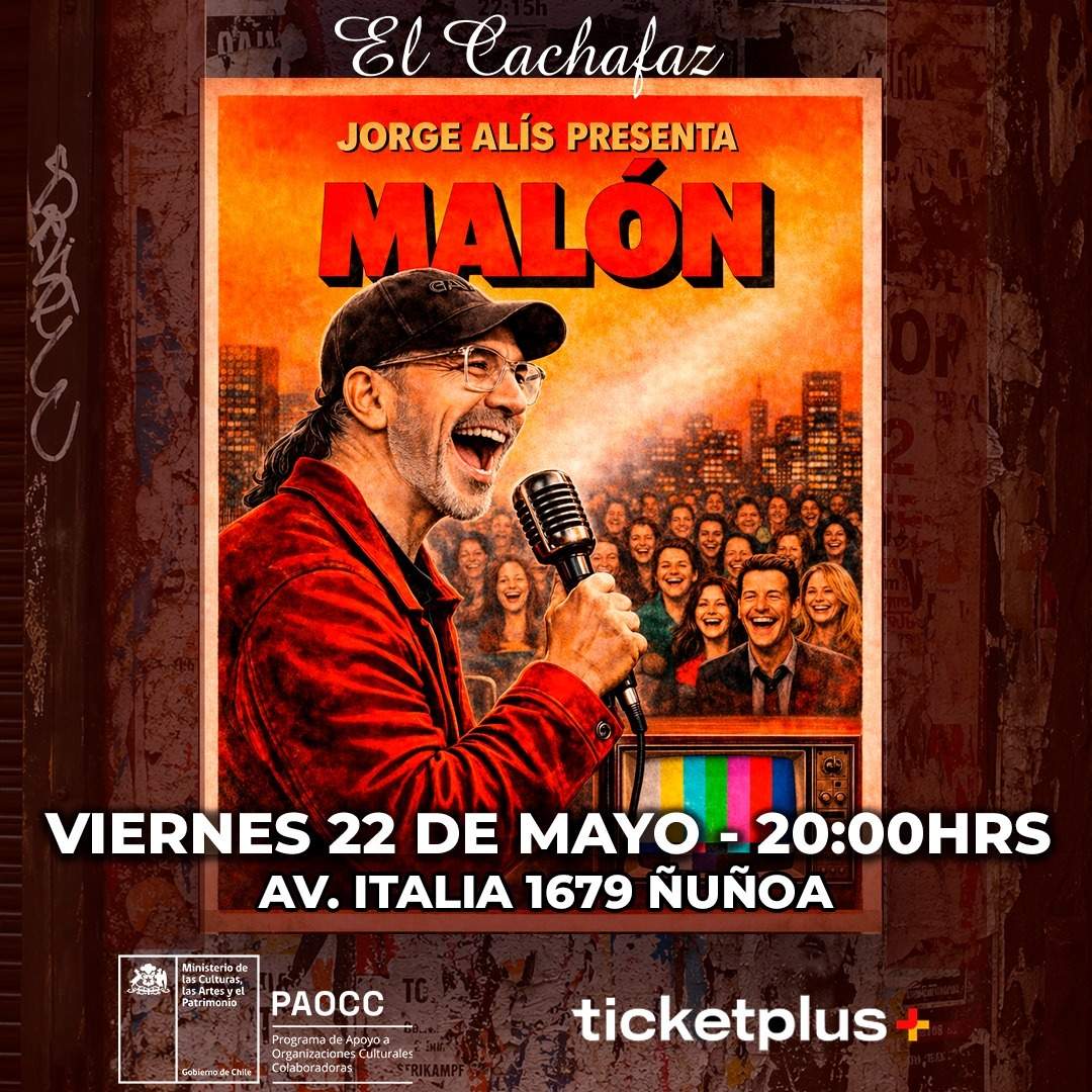 Jorge Alís-MALON - Viernes 22 Mayo 20 hrs