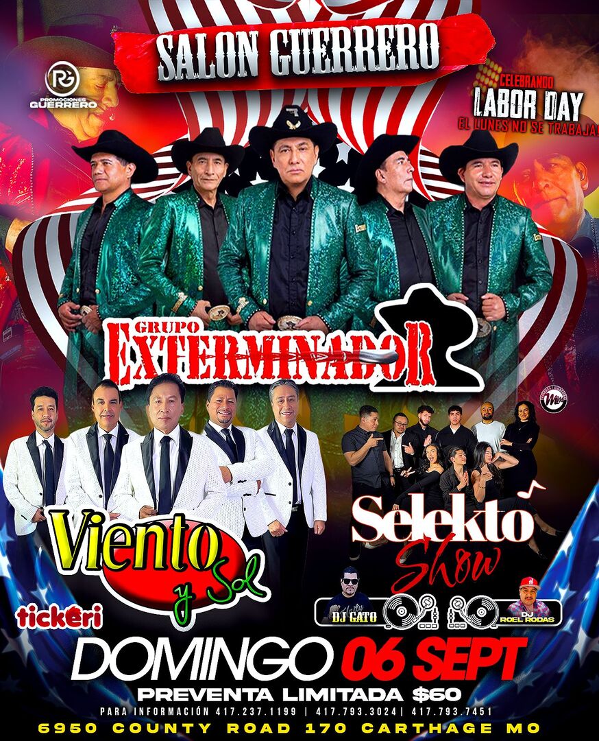 Grupo Exterminador-Viento y Sol-Selekto Show-Salon Guerrero