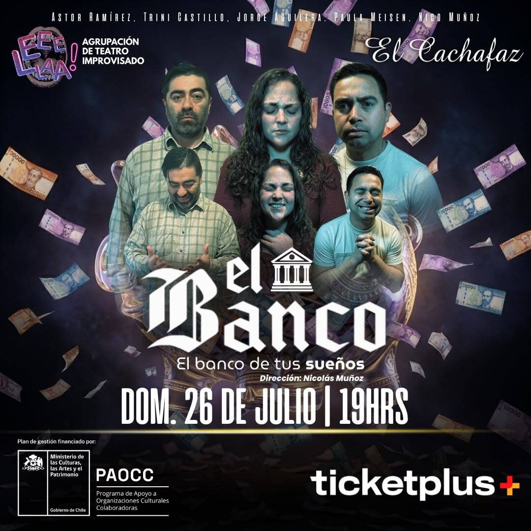 Ciclo de teatro-El Banco-Domigo 26 de Julio 19 hrs