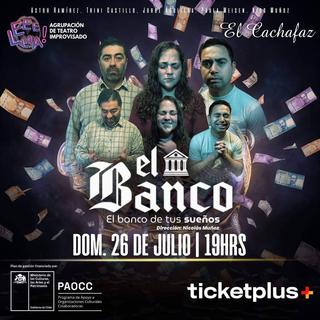 Ciclo de teatro-El Banco-Domigo 26 de Julio 19 hrs