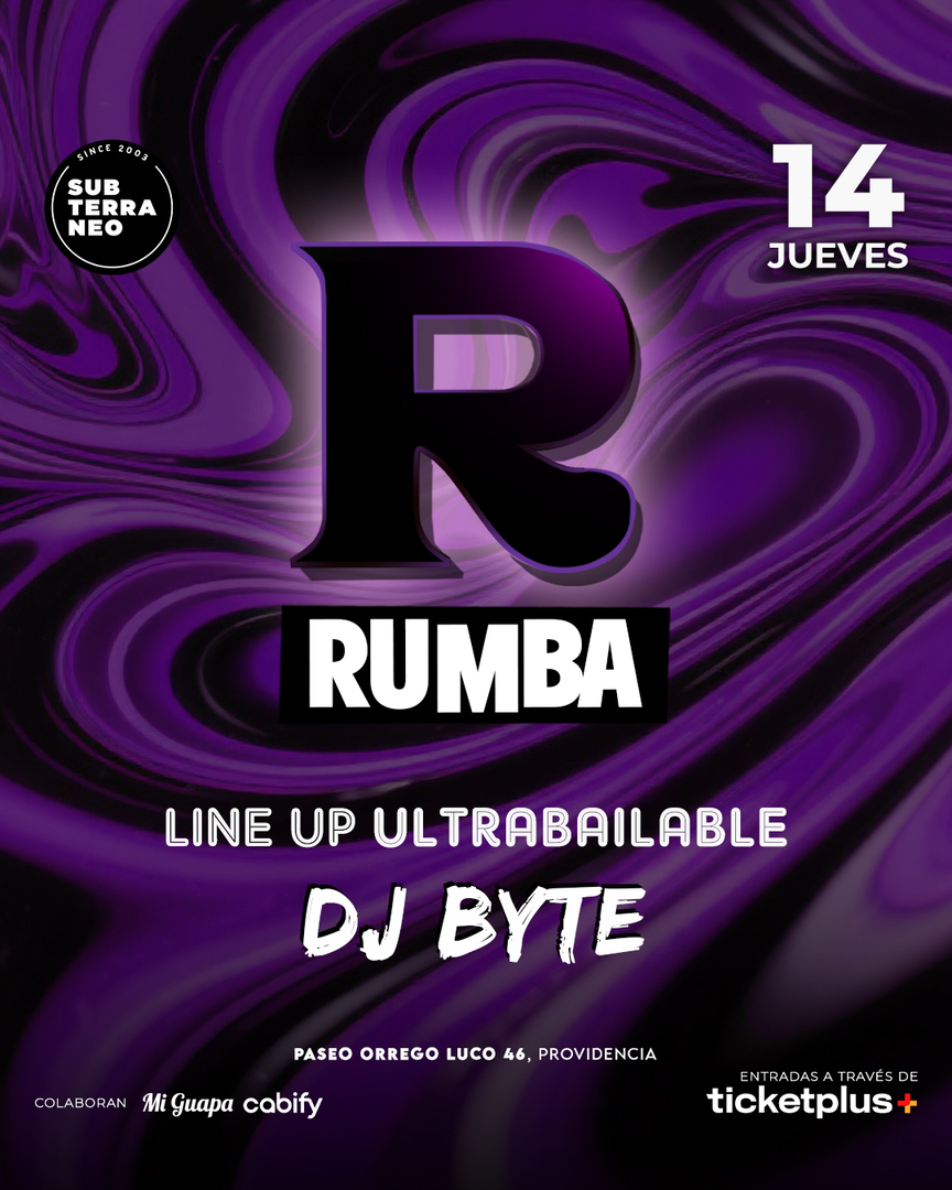 RUMBA Full Ultrabailable ★ JUEVES 14 AGOSTO ★ Club Subterráneo (+21M & +23H)