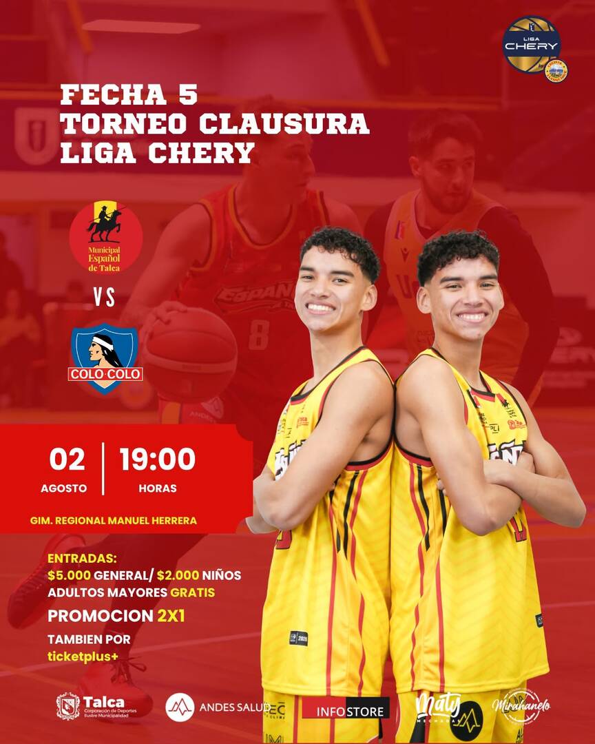Mun. Español de Talca vs CSD Colo Colo / LNB Liga CHERY by Cecinas Llanquihue 2026