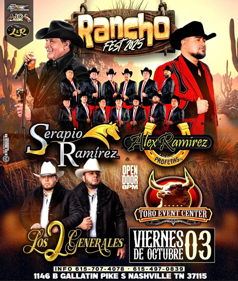 Rancho Fest 2025 - Serapio Ramírez, Alex Ramírez y su grupo Profetas & Los Generales.