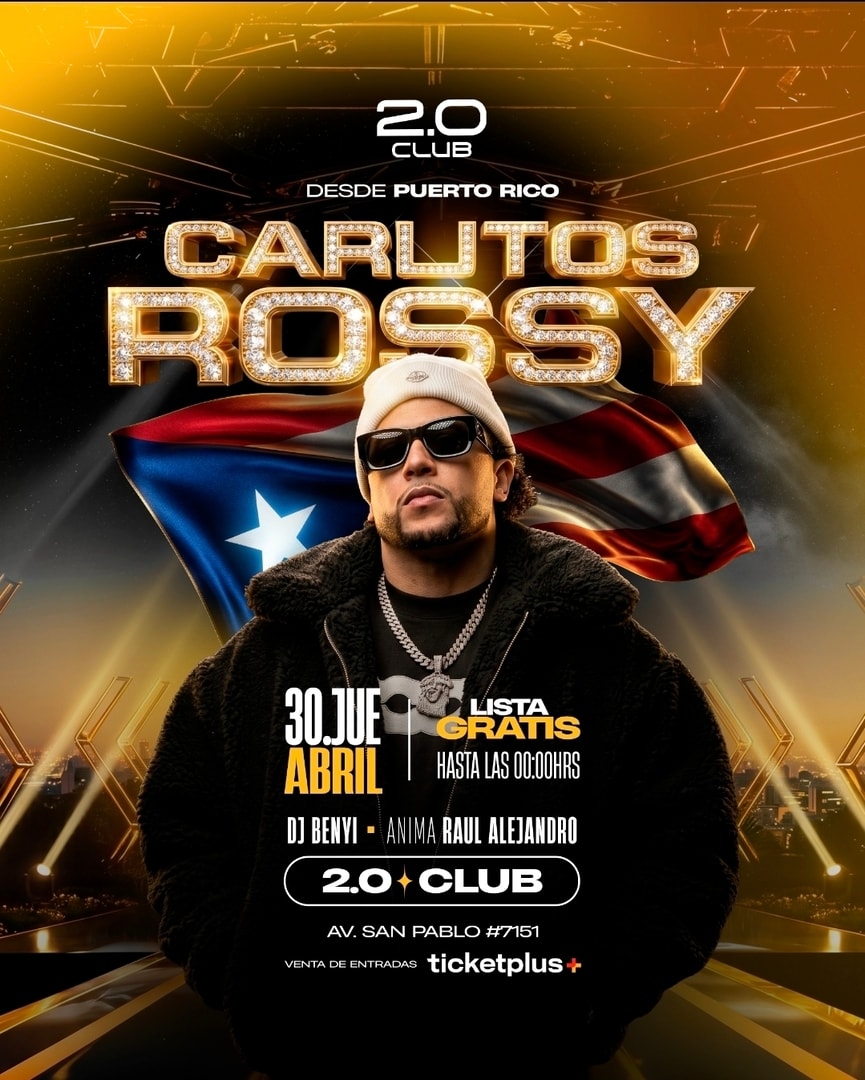 CARLITOS ROSSY- 2.0 CLUB - 31 DE MAYO